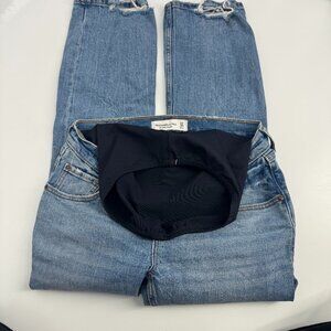 Abercrombie & Fitch Maternity The Ankle Straight Jeans - Size 24/